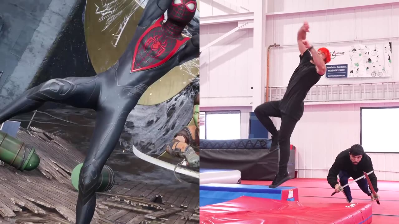 Trying Stunts From Spider-Man 2 IN REAL LIFE (PS5, Parkour)