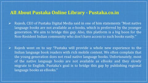 Online Library (eBooks & Audio Books Online) - Pustaka.co.in