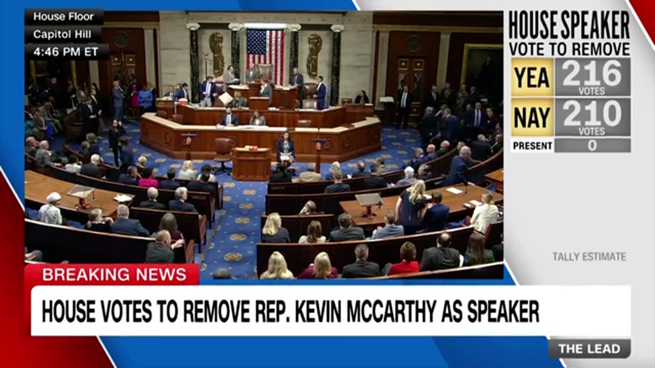 McCarthy ousted as House speaker