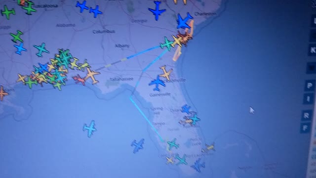 ISR Planes And Apaches South East of Savannah