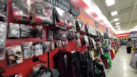 SPIRIT HALLOWEEN 2019 inside ABANDONED MICHAELS CRAFT STORE