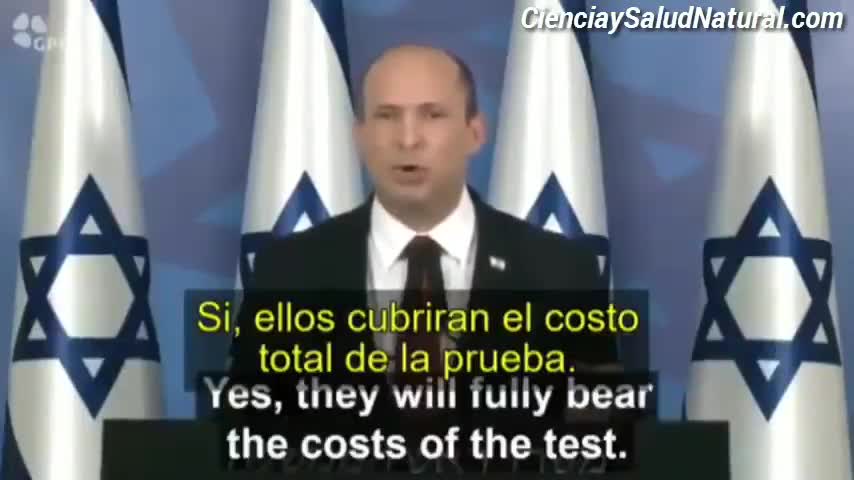 Primer Ministro Israeli Naftali Bennett contra los no vacunados