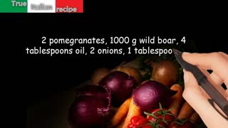 ENG - Cinghiale alla melagrana