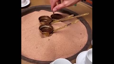 Brewing Turkish Coffee #trendyfoodworldwide