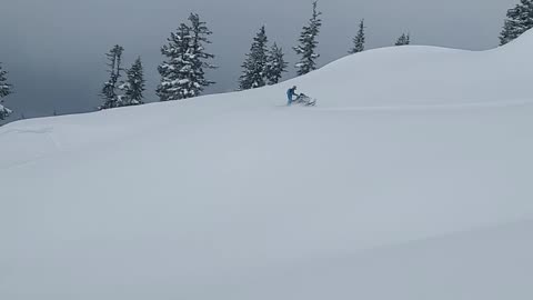 Backcountry Snowmobiling!