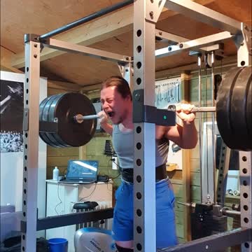 What a GRIND! 157.5 Kgs x5 Squat