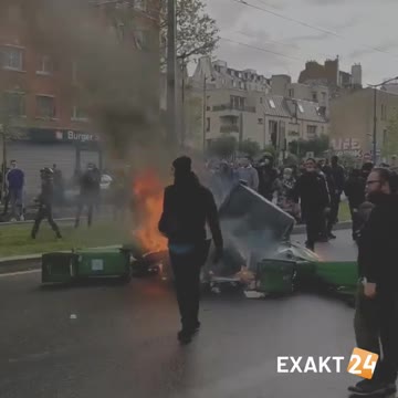 ‼️ Migranter försätter Paris i lågor.