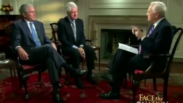 CBS: Bush and Clinton Admit they are Practically Family (Vote Hitlery 2016!)