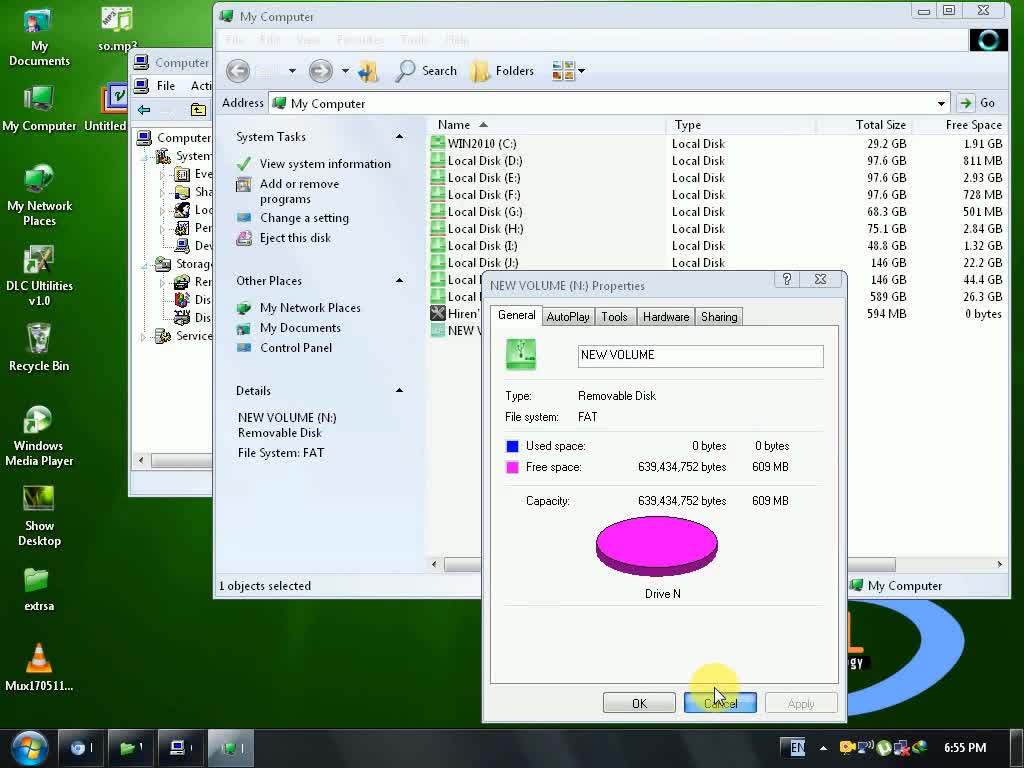 pendrive shows' less space how to fix & repair crypt pendrive by mandeepmonu12