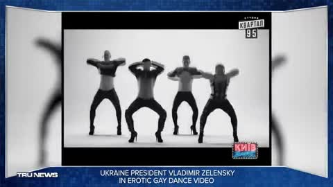 Ukrainian President Volodymyr Zelensky Busting Moves in High Heels