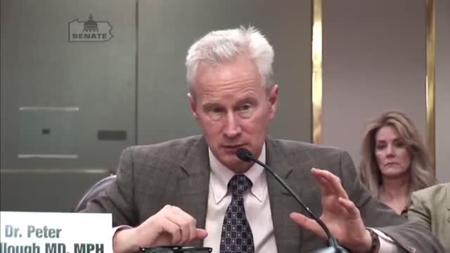 DR. PETER MCCULLOUGH TALKS MASS FORMATION PSYCHOSIS TO PENNSYLVANIA SENATE