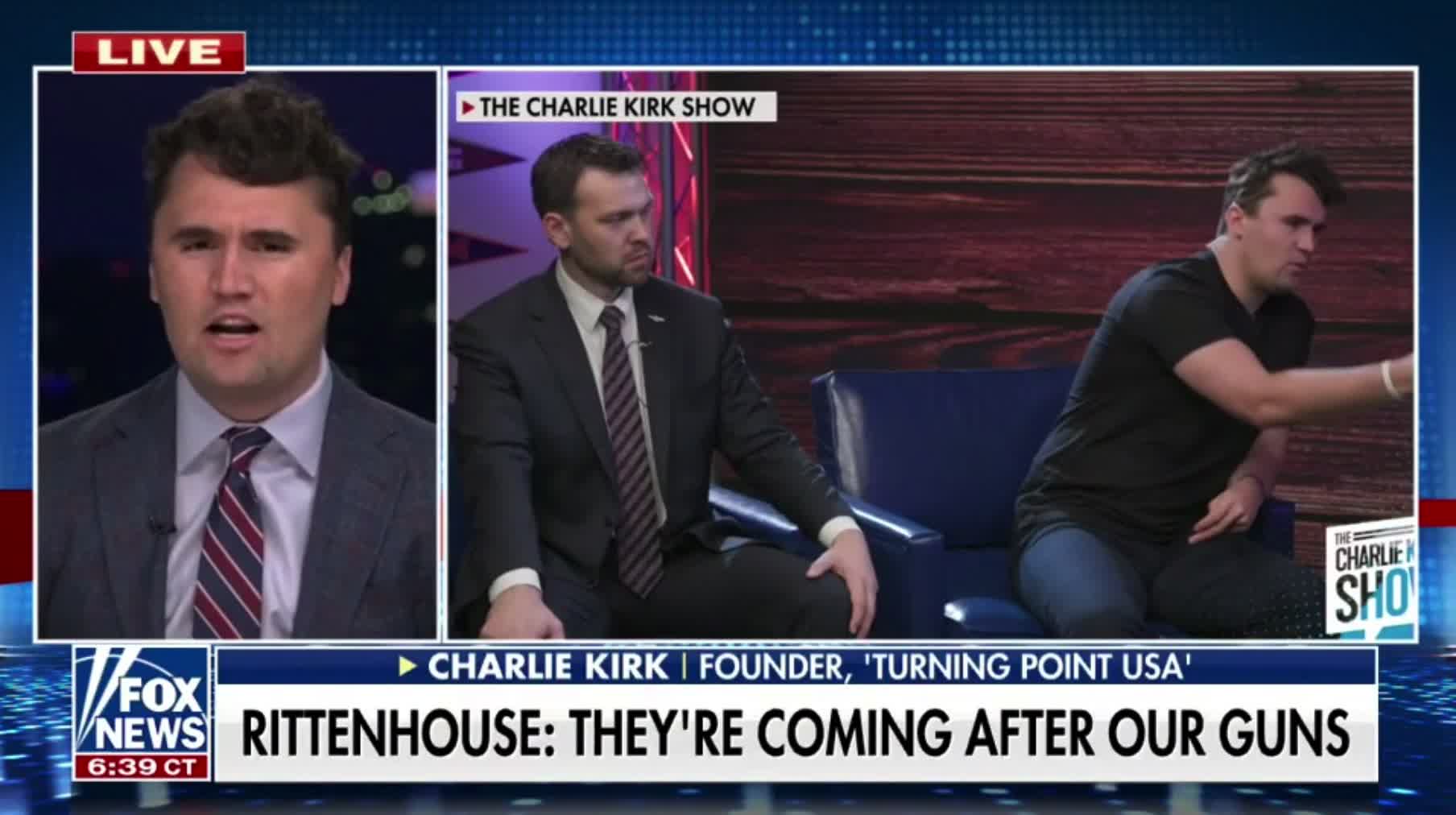 Charlie Kirk on Kyle Rittenhouse: "He's not ideological, and non-political"