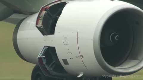 Reverse thrusters getting deployed close up look
