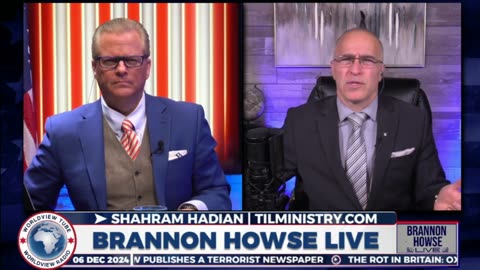 Shahram on Brannon Howse Live Show from 12-6-24