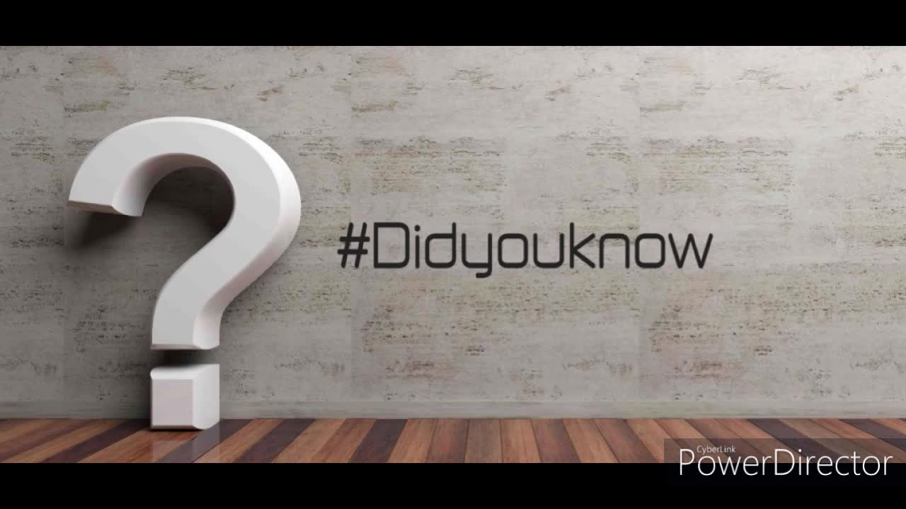 #Didyouknow Part V