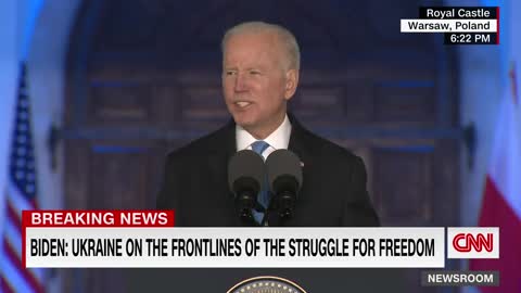 Biden praises the people of Ukraine for their fight to preserve their freedom from Russia: