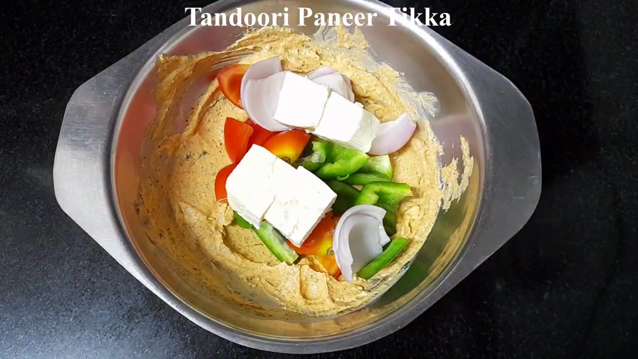 Paneer tikka at home