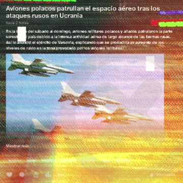 Aviones polacos patrullan el espacio aéreo tras los ataques rusos en Ucrania