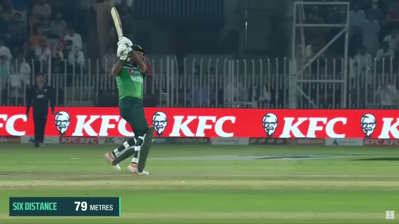 Fakhar zaman (6) six six against new Zealand