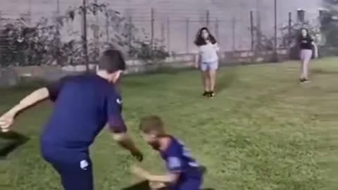 Kids playing soccer😁😁