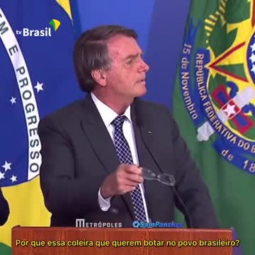 Brazilian President Jair Bolsonaro, says I would rather die than lose my Freedom