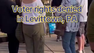 Voters Turned Away Before the Deadline in Levittown, Pennsylvania