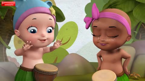 Funny babies dancing