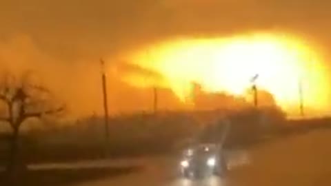 Huge explosion
