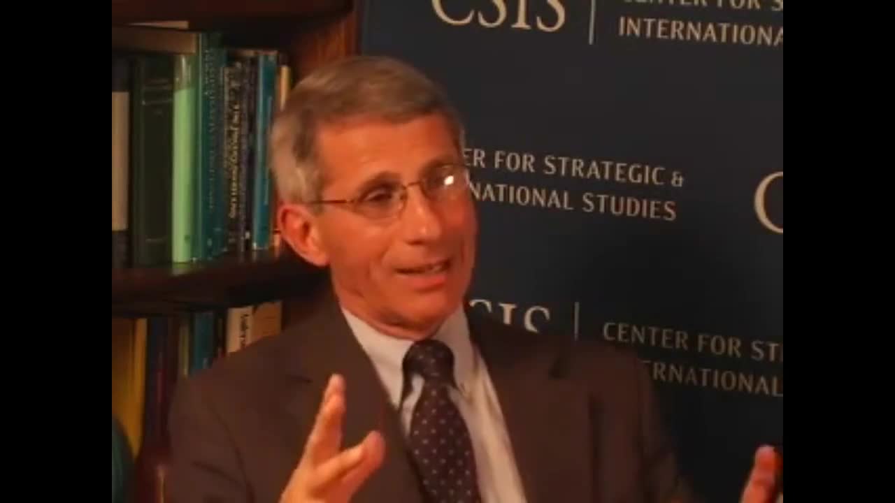 Prophetic Fauci 'Predicts' the Evolution of a "Naturally Occurring Disease That Will Impact Society"