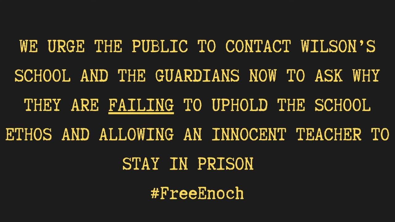 Free Prisoner of conscience Enoch Burke-Jana Lunden Natural Women's Council 13-12-23