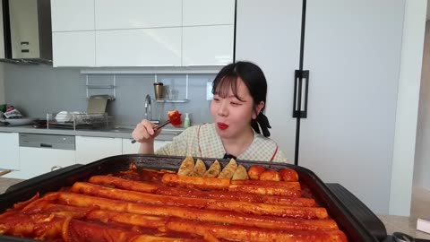 delicious korean mukbang...