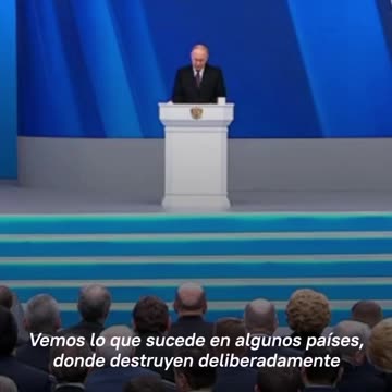 Putin enfatiza que Rusia "elige la vida"