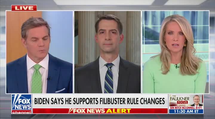 Sen. Cotton Discusses The Plot To End The Filibuster