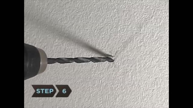 how to drill on a wall