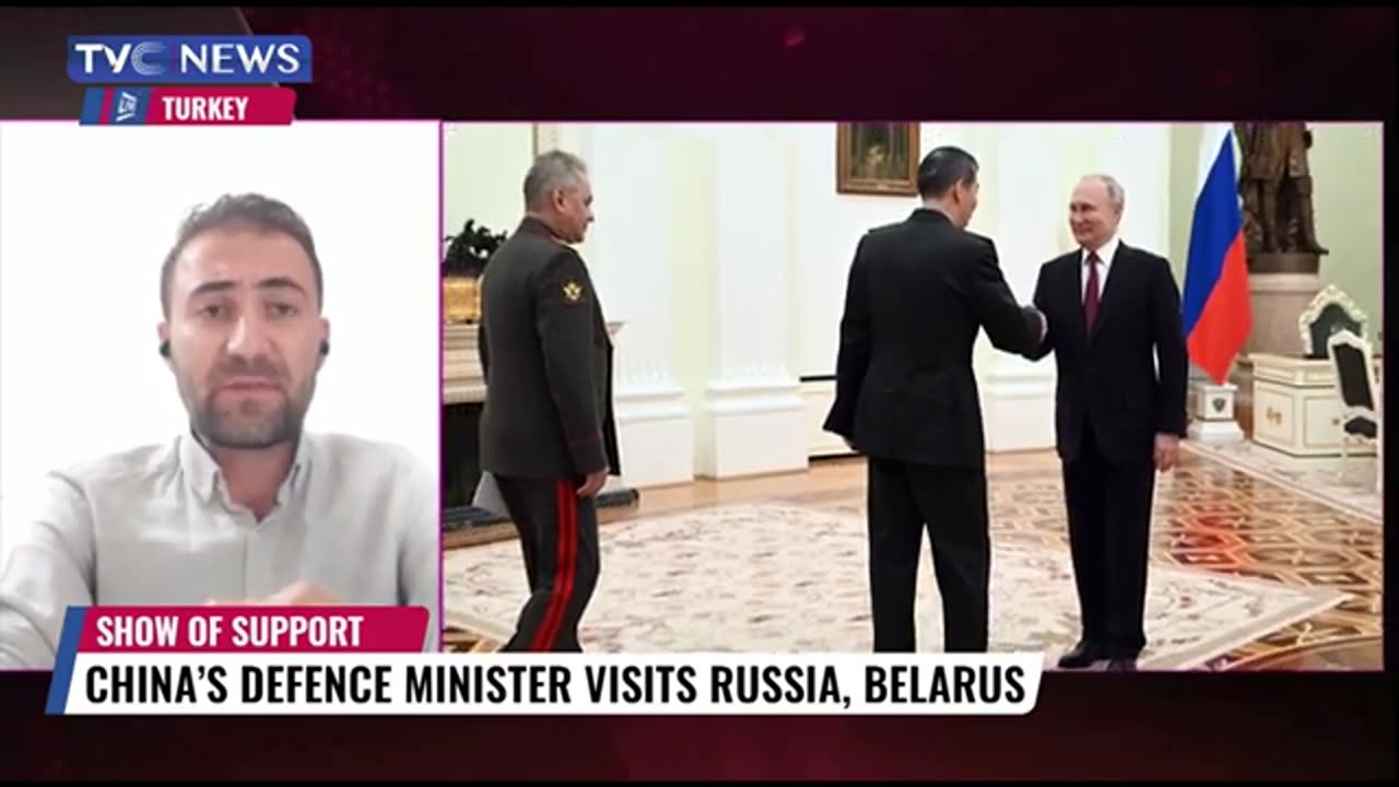 Chinese Defense Minister's visit to Moscow shows China's support to Moscow"~Shahzada Rahim