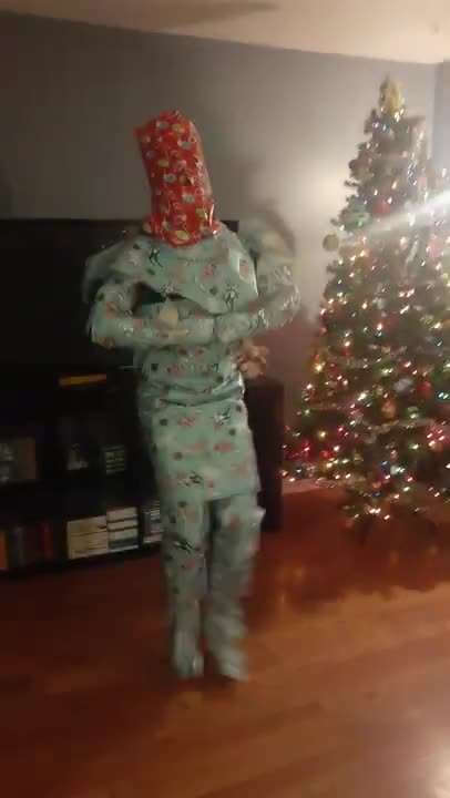 Dancing Present Man | Send This Gift To A Friend