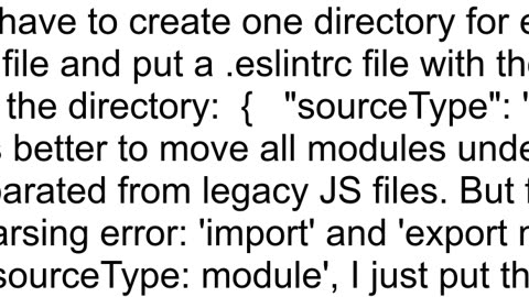 eslint how to set the sourceType for a specific file