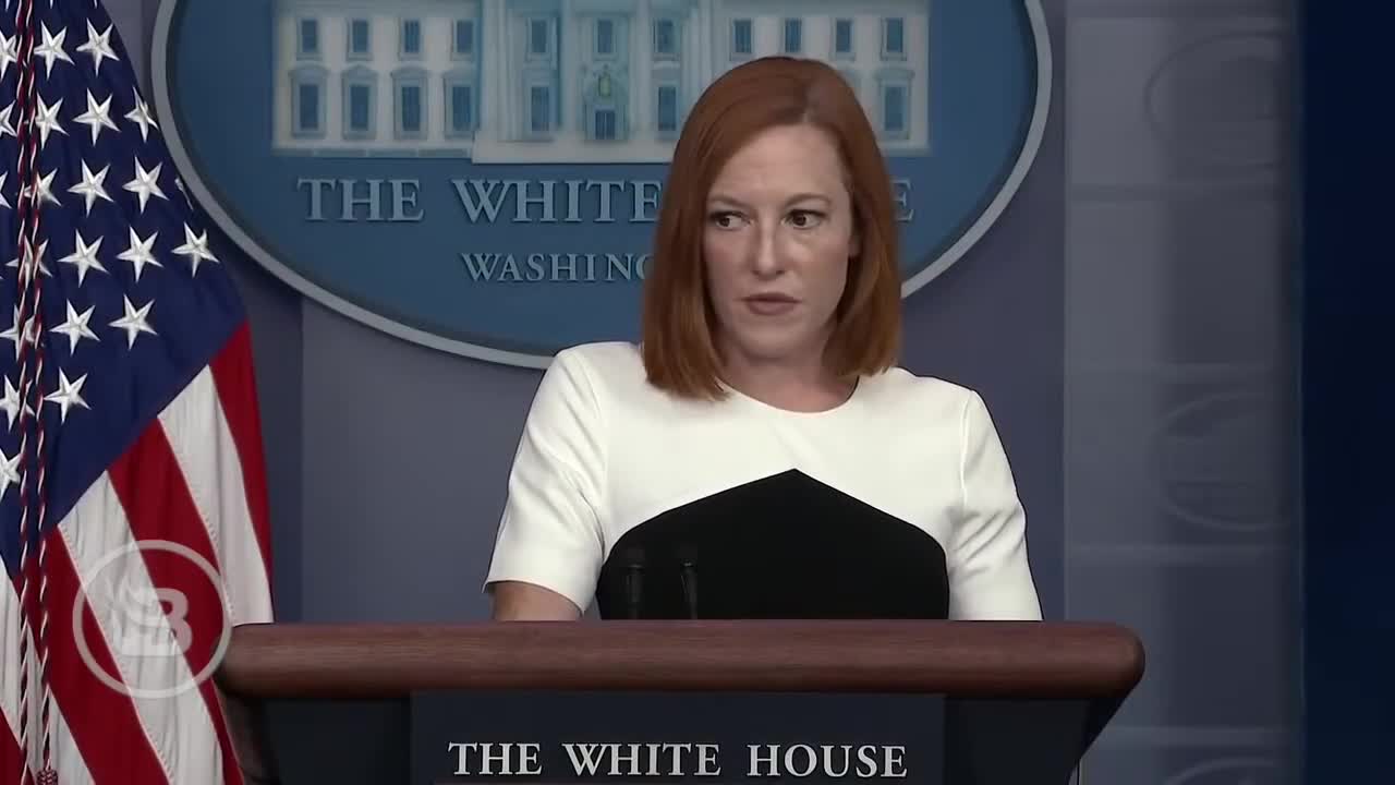 Jen Psaki rushed out of the room when a reporter asked a savage question about Dr. Fauci's lies