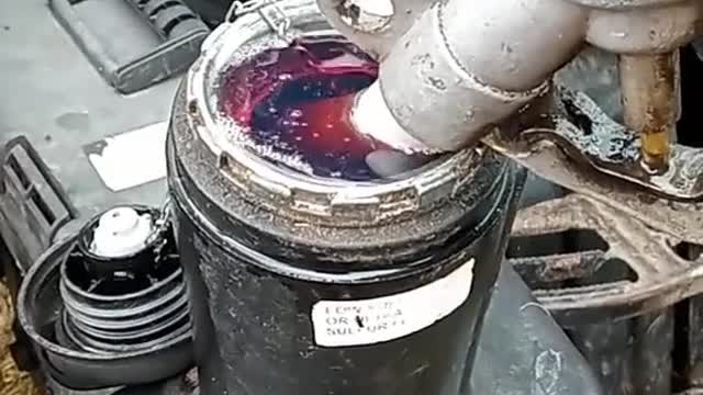 Gasoline filling