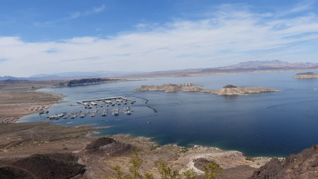 A view of Lake Mead.