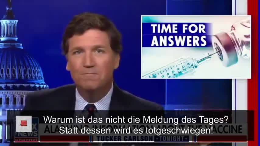 Tucker Carlson - Fauci, Brix - BOOOM - deutsche Untertitel