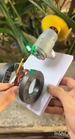 "ENERGY IS FREE" - Home made ventilator drive with magnets and copper coil