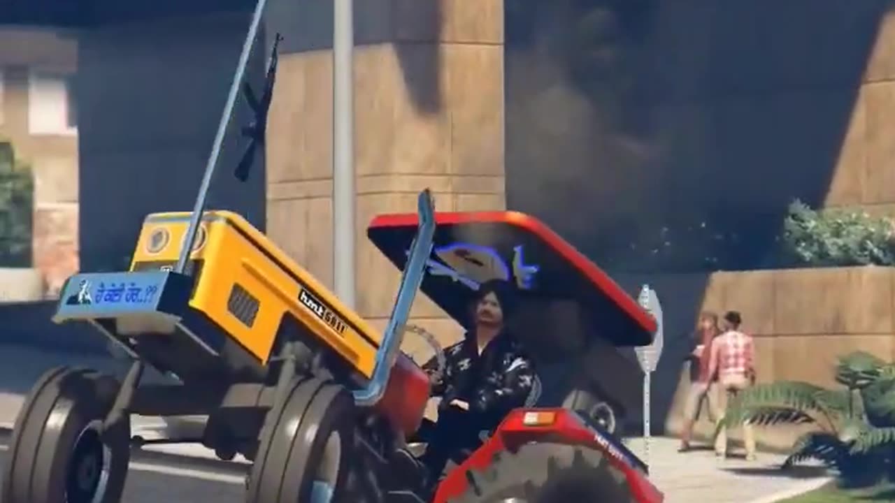 Sidhu moosewala || Gta 5 || Punjabi Tractor Video ||