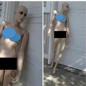 Haunted Mannequin #memes #silly #funny #prank #mean #spooky