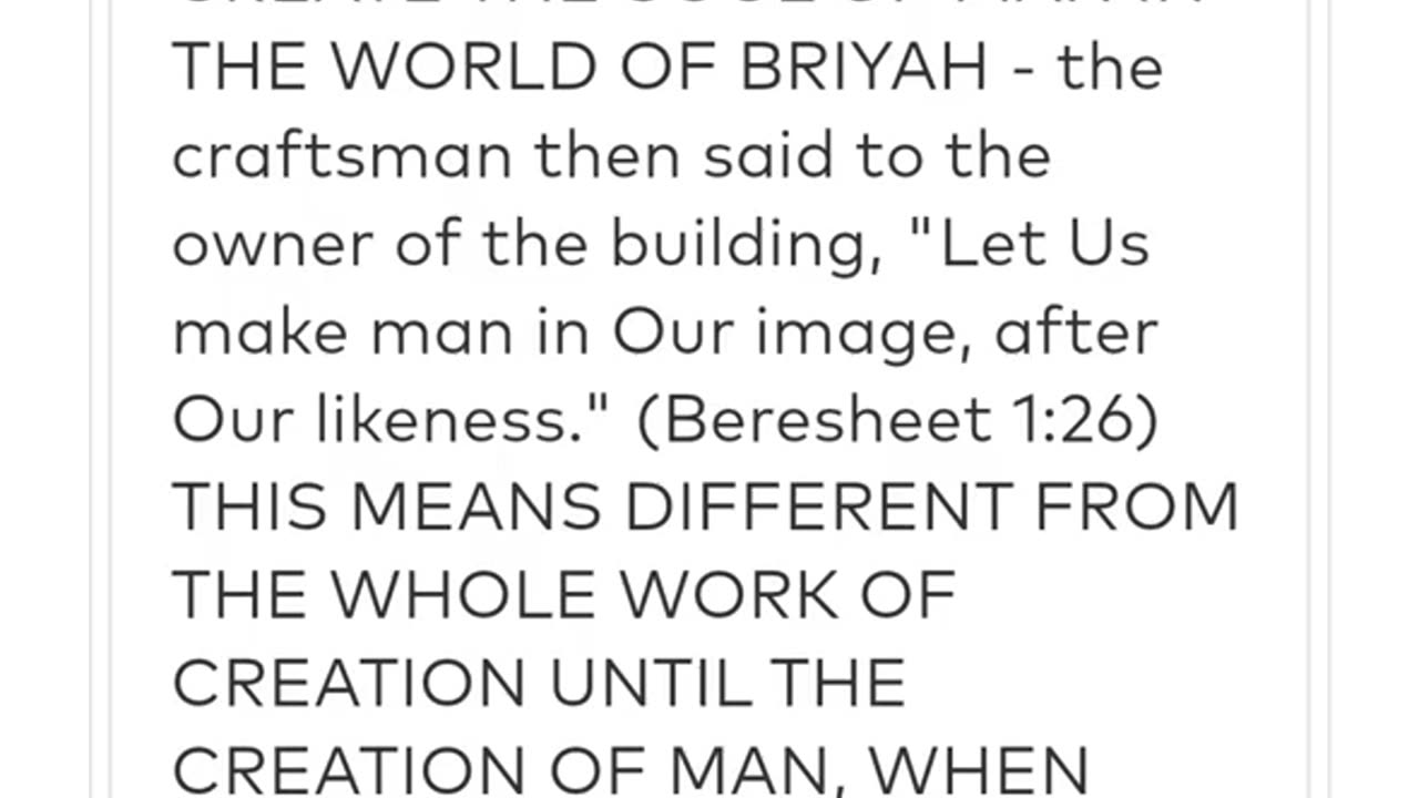 A CREATED THING OF A CREATED THING