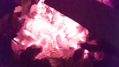 Satisfying glowing charcoal