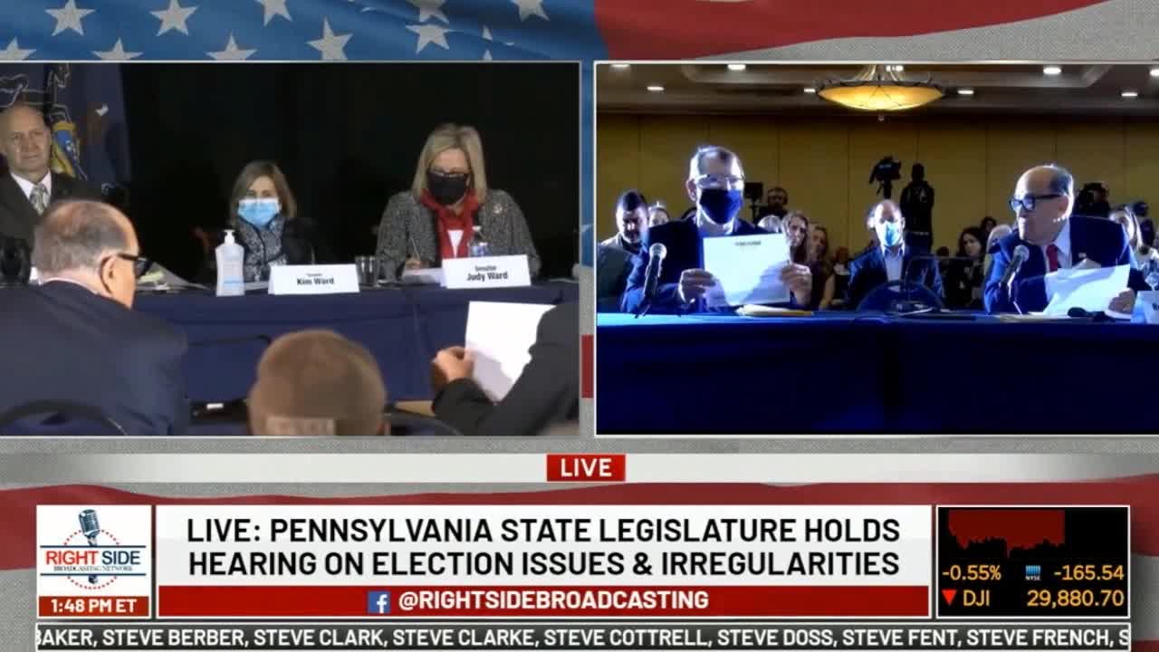 PA Election Hearing and Biden Brags