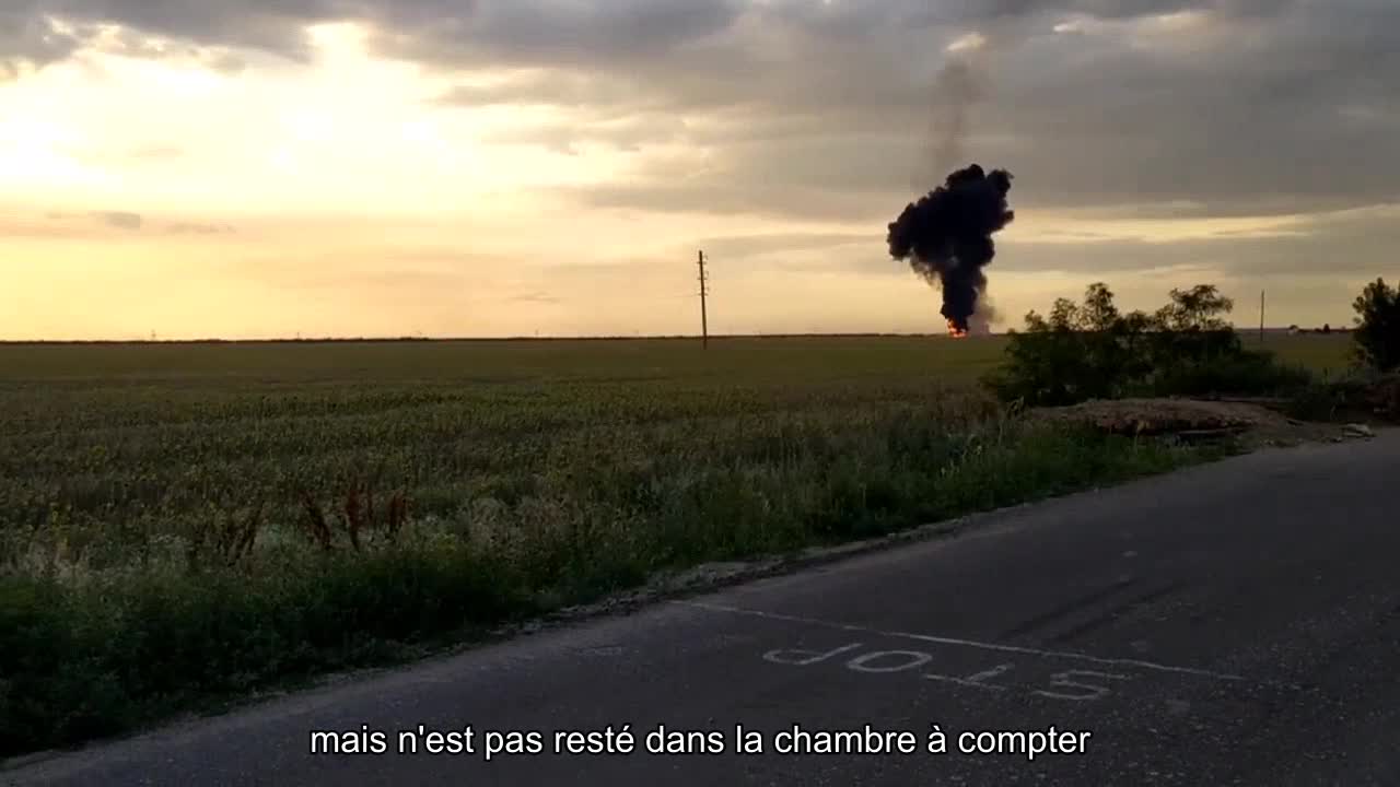 You can imagine how the handsome fell, shot down!: the fall of the downed plane of the Russian occu