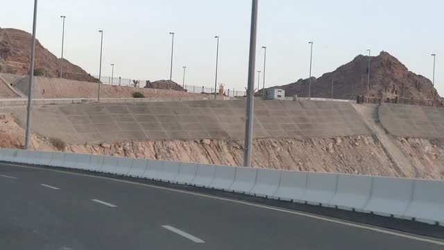 Jebel hafeet mountain Road trip view