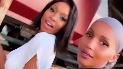 The pair heads out to dinner